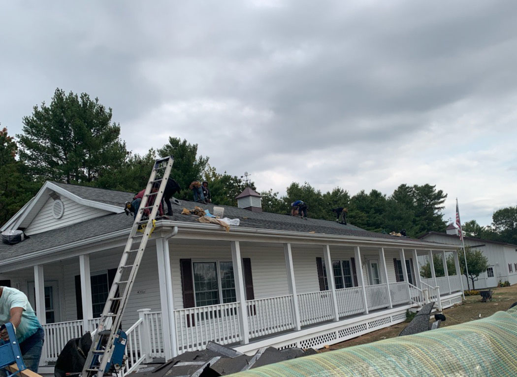 New Roof Being Installed