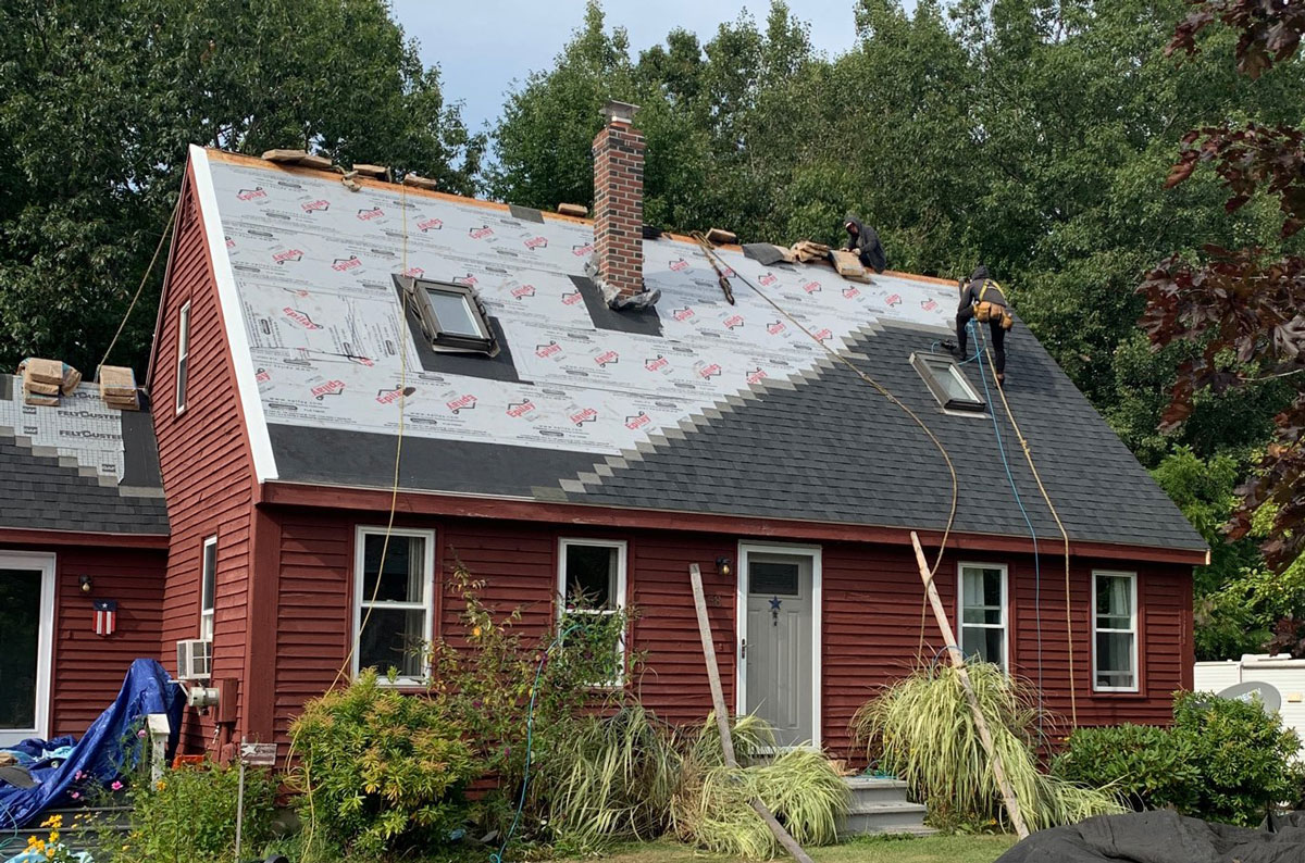 New Roof Being Installed